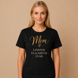 Persoonlijke Elegante Moeder T-shirt