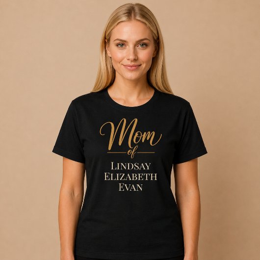 Persoonlijke Elegante Moeder T-shirt