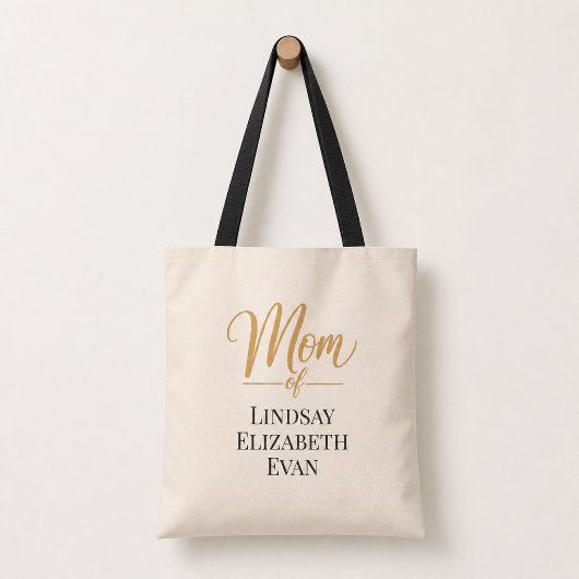 Persoonlijke Elegante Moeder Tote Bag