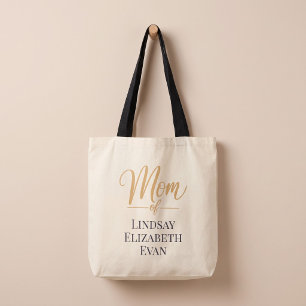 Persoonlijke Elegante Moeder Tote Bag