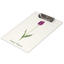Persoonlijke Elegante Paarse Tulp