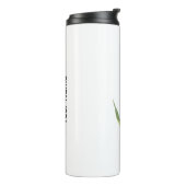 Persoonlijke Elegante Paarse Tulp Thermosbeker (Gedraaid links)