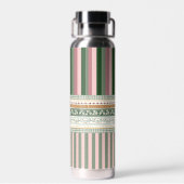 Persoonlijke Elegante Patroon Waterfles (Achterkant)