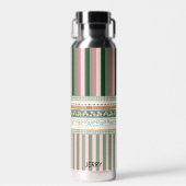 Persoonlijke Elegante Patroon Waterfles (Voorkant)