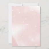 Persoonlijke Elegante Roze Glitter Ballet Verjaard Kaart (Achterkant)