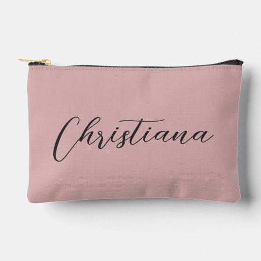 Persoonlijke Elegante Script Typografie Roze Etui (Voorkant)