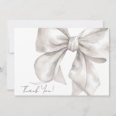 Persoonlijke Elegante Strik Bedankt (Voorkant)