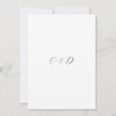 Persoonlijke Elegante Uitnodiging voor Verlovingsf (Achterkant)