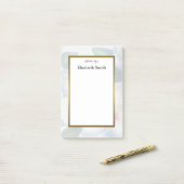 Persoonlijke elegante Waterverf Post-it® Notes (Op bureau)