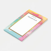 Persoonlijke elegante Waterverf Post-it® Notes (Schuin)