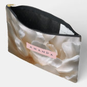 Persoonlijke Elegante Witte Pioen Bloei Etui (Open)