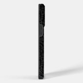 Persoonlijke Elegante Zwarte Luipaard iPhone Hoesje (Rechterkant)
