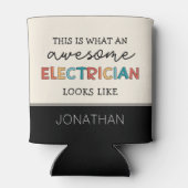 Persoonlijke elektrische grappige cadeaus blikjeskoeler (Achterkant)