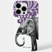 Persoonlijke Elephant Damask Case-Mate iPhone Case (Achterkant)
