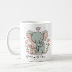 Persoonlijke Elephant Love Mok