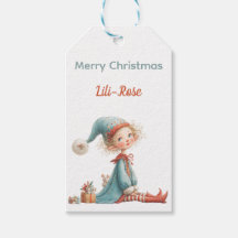 Persoonlijke Elf Cadeaublaadjes | Noordpool Kerstm