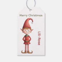 Persoonlijke Elf Cadeaublaadjes | Noordpool Kerstm