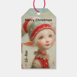 Persoonlijke Elf Cadeautags | Noordpool Kerstmis  Cadeaulabel