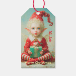 Persoonlijke Elf Cadeautags | Noordpool Kerstmis Cadeaulabel