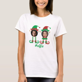 Persoonlijke Elf Kerstmis T-shirt