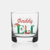 Persoonlijke Elf Kerstmis Whisky Glas (Voorkant)