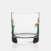 Persoonlijke Elf Kerstmis Whisky Glas (Links)