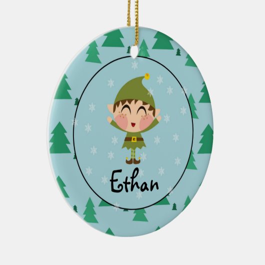Persoonlijke Elf Ornament (Rechts)