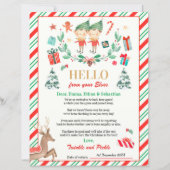 Persoonlijke Elves Return Letter Elf Holiday Card (Voorkant)