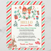Persoonlijke Elves Return Letter Elf Holiday Card (Voorkant / Achterkant)