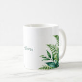 Persoonlijke Emerald Fern Koffiemok (Voorkant rechts)