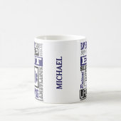 Persoonlijke Emt/Ems-symbool met woorden Koffiekof Koffiemok (Center)