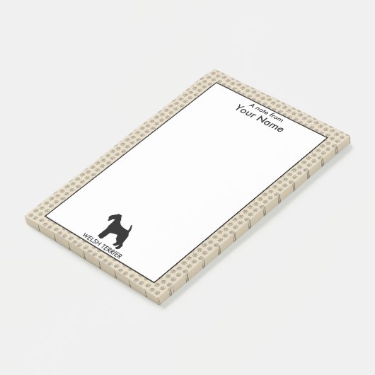 Persoonlijke en aangepaste draaggolf voor kleuren post-it® notes (Schuin)