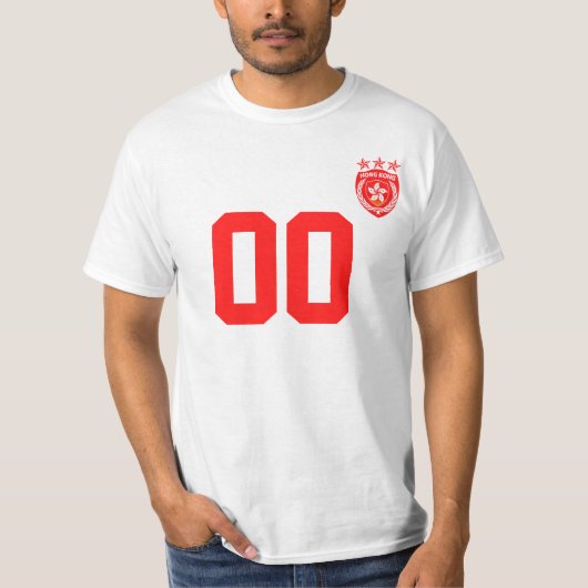 Persoonlijke en aangepaste Hong Kong Sport Jersey  T-shirt (Voorkant)