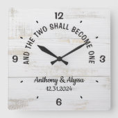 Persoonlijke en de twee zullen één klok zijn (Voorkant)