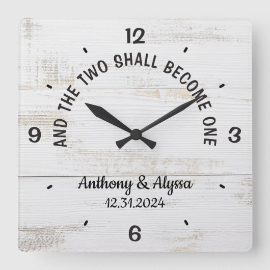 Persoonlijke en de twee zullen één klok zijn (Voorkant)