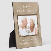 Persoonlijke en foto-Jubileum Plaques Fotoplaat (Zijkant)