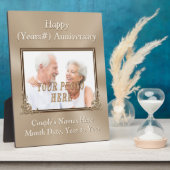 Persoonlijke en foto-Jubileum Plaques Fotoplaat (Zijkant)