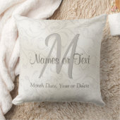 Persoonlijke en monogram weduwende piloot kussen (Deken)