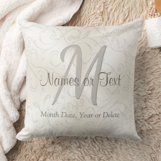 Persoonlijke en monogram weduwende piloot kussen (Deken)