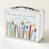 Persoonlijke encils en schildpadden Kunstenaars (Achterkant)