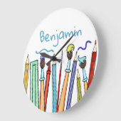 Persoonlijke encils en schildpadden Kunstenaars Grote Klok (Hoek)