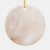 Persoonlijke engel-herdenkingsornament keramisch ornament (Achterkant)