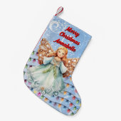 Persoonlijke engel kerstsok kleine kerstsok (Voorkant (Hangend))