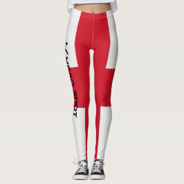 Persoonlijke Engeland Voetbalfan Leggings