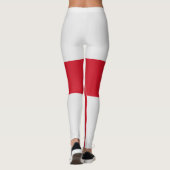Persoonlijke Engeland Voetbalfan Leggings (Achterkant)