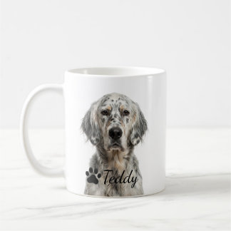Persoonlijke Engelse Setter Witte Hond Mok