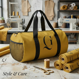 Persoonlijke Enkele Aangepaste Monogram Metallic G Plunjezak