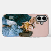 Persoonlijke enkele foto & naam Case-Mate iPhone case (Achterkant (horizontaal))