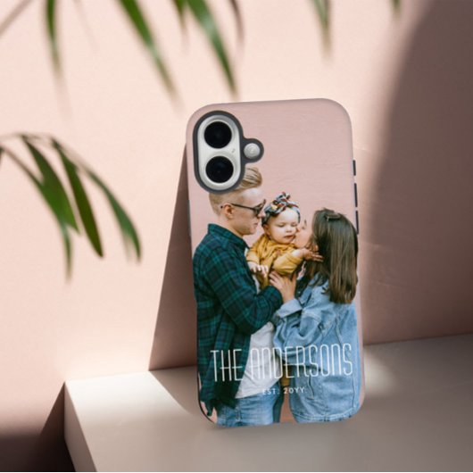 Persoonlijke enkele foto & naam Case-Mate iPhone case