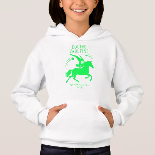 Persoonlijke Equine Vaulting Locatie Datum Naam (Voorkant)